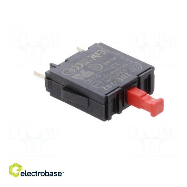 Contact block | 22mm | Harmony XB4 | -40÷70°C | Leads: for PCB image 9