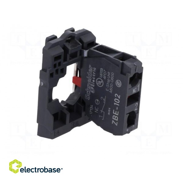 Contact block | 22mm | Harmony XB5 | -25÷70°C | IP20 | Contacts: NC image 8