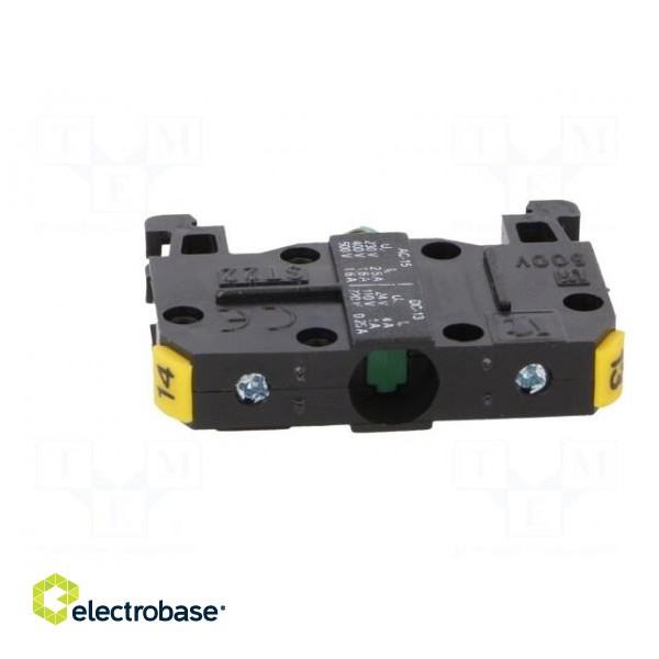 Contact block | 22mm | ST22 | front fixing | Leads: screw terminals фото 5