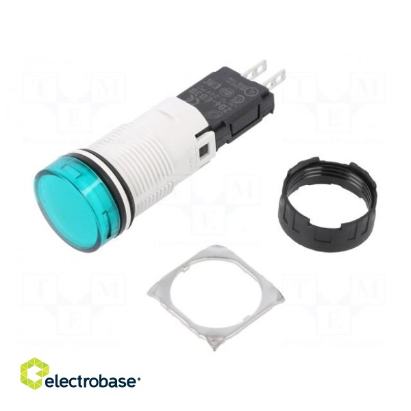 Control lamp | 16mm | Harmony XB6 | -25÷70°C | Illumin: LED | Ø16mm image 1