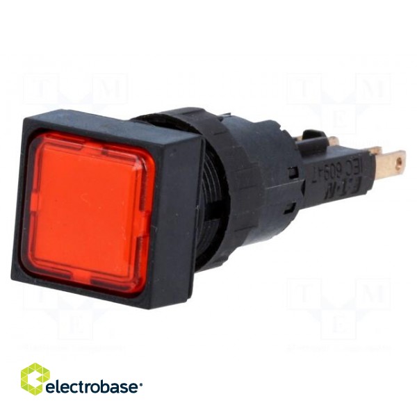 Control lamp | 16mm | RMQ-16 | -25÷70°C | Ø16.2mm | Colour: red image 1