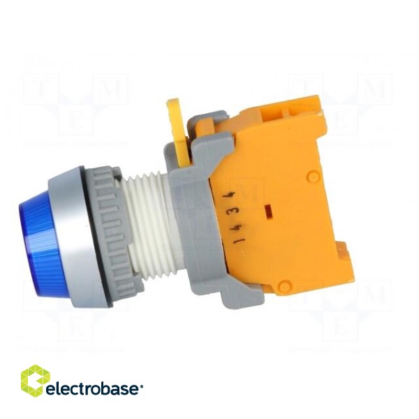 Control lamp | 22mm | PLN22 | -20÷60°C | Illumin: BA9S,filament lamp фото 3