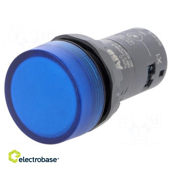 Control lamp | 22mm | CL2 | -25÷70°C | Illumin: LED | Ø22mm | 110÷130VAC image 1