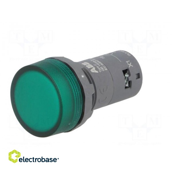 Control lamp | 22mm | CL2 | -25÷70°C | Illumin: LED | Ø22mm | 24VAC | 24VDC image 2