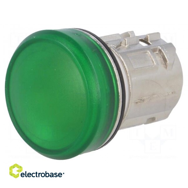 Control lamp | 22mm | 3SU1.5 | -25÷70°C | Ø22mm | IP67 | Colour: green image 1