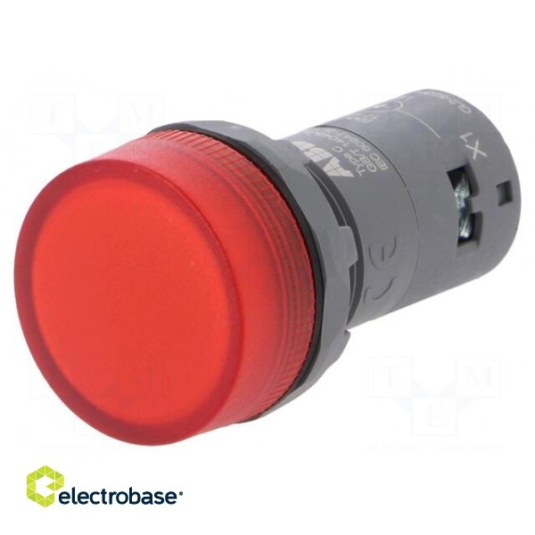 Control lamp | 22mm | CL2 | -25÷70°C | Illumin: LED | Ø22mm | 230VAC image 1