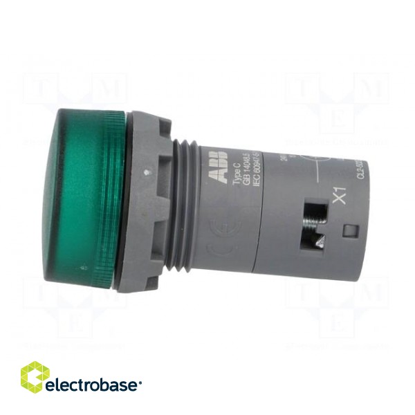 Control lamp | 22mm | CL2 | -25÷70°C | Illumin: LED | Ø22mm | 24VAC | 24VDC image 3