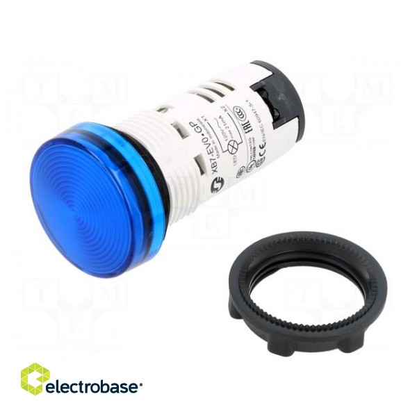 Control lamp | 22mm | Harmony XB7 | -25÷70°C | Illumin: LED | 120V | IP65 image 1