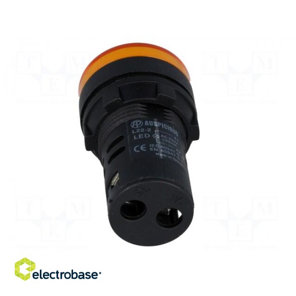Control lamp | 22mm | L22 | -20÷60°C | Illumin: LED | 230V | Ø22.5mm | IP65 paveikslėlis 5