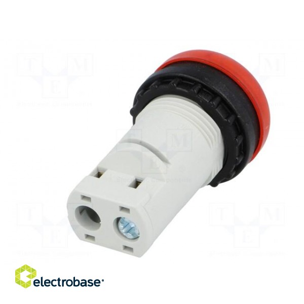 Control lamp | 22mm | RMQ-Titan | -25÷70°C | Ø22.5mm | IP67 | Colour: red paveikslėlis 6
