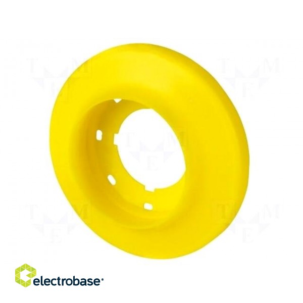 LED luminous ring | 22mm | RMQ-Titan | Colour: yellow | 24VAC | 24VDC