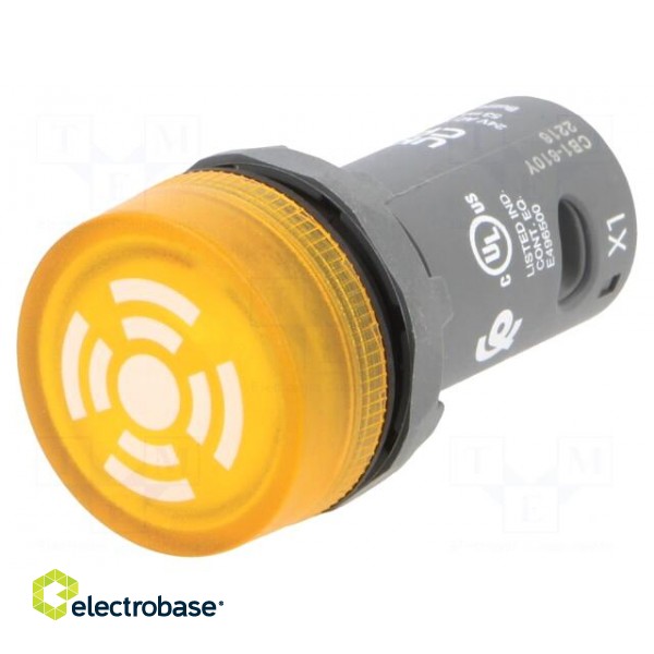 Light-sound signaller | 22mm | CB1 | Ø22.3mm | 24VAC | 24VDC | 53mA image 1