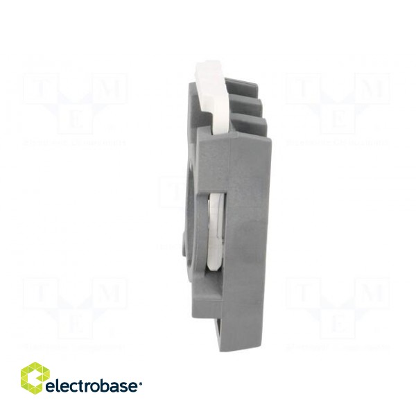 Mounting unit | 22mm | front fixing | for 3-contact elements image 3