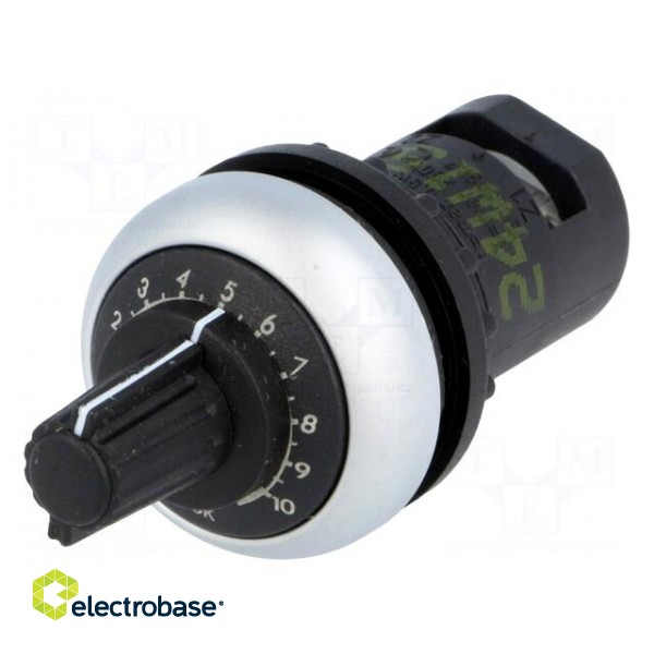 Potentiometer | 22mm | RMQ-Titan | -25÷70°C | Ø22.5mm | IP66 | 100kΩ image 1