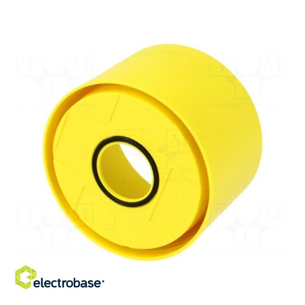 Protective cap | 45 | Ø75x47.5mm | plastic | Body: yellow paveikslėlis 2