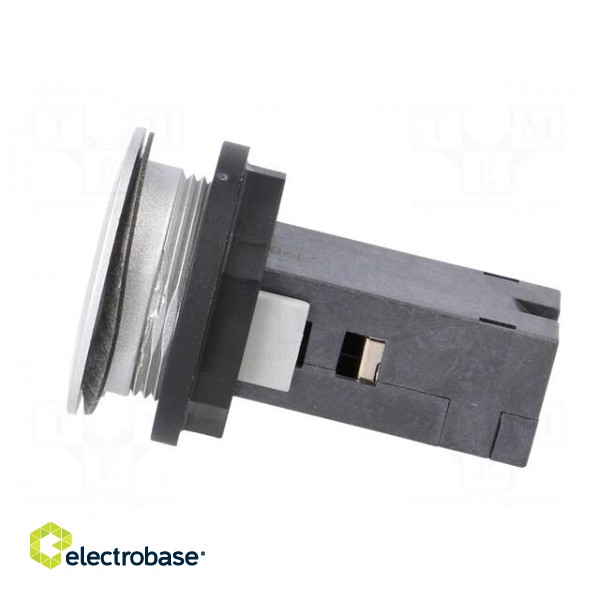 USB socket | 22mm | har-port | -25÷70°C | Ø22.3mm | IP20 | Colour: silver фото 3