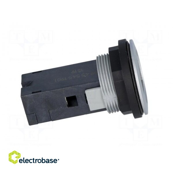 USB socket | 22mm | har-port | -25÷70°C | Ø22.3mm | IP20 | Colour: silver фото 7