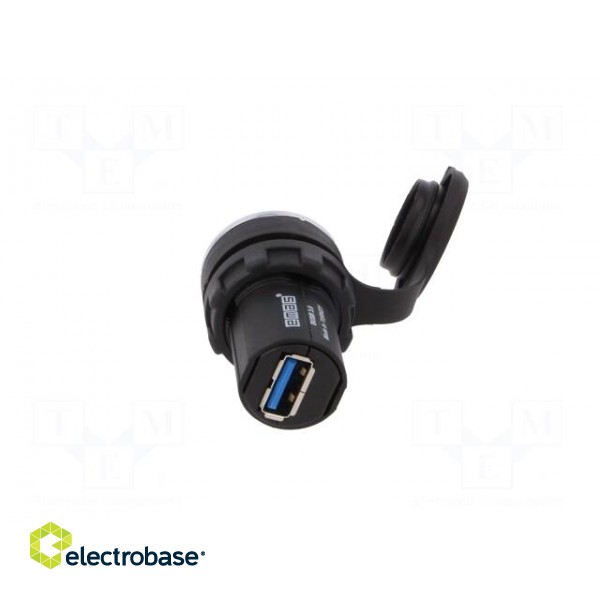 USB socket | 22mm | IP65 | on panel | 1m | USB 3.0 | Mat: plastic фото 5