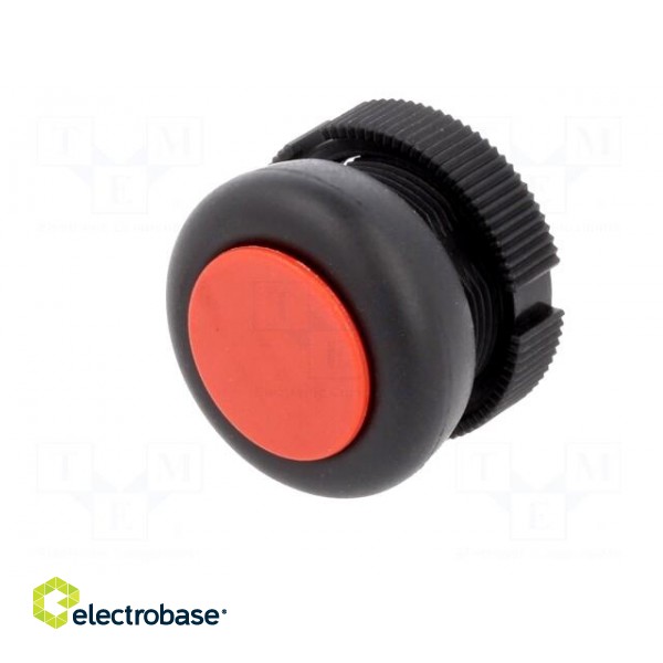 Switch: push-button | Harmony XAC | flat | IP65 | Actuator colour: red image 2