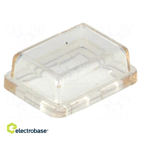 Switch accessories: cover | Body: transparent | 15x21mm