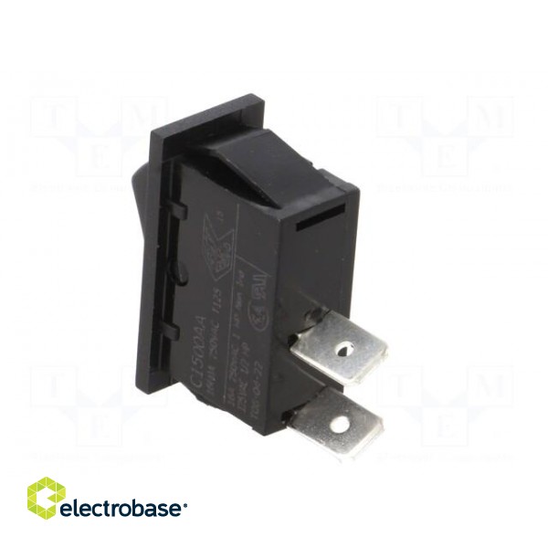 ROCKER | 16A/250VAC | Leads: connectors 6,3x0,8mm image 4