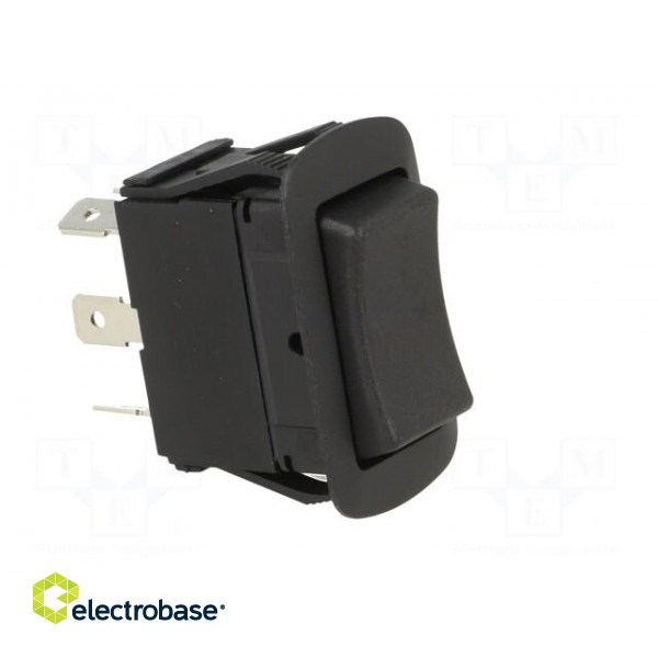 ROCKER | DP3T | Pos: 3 | (ON)-OFF-(ON) | 10A/28VDC | black | IP56 | none image 8