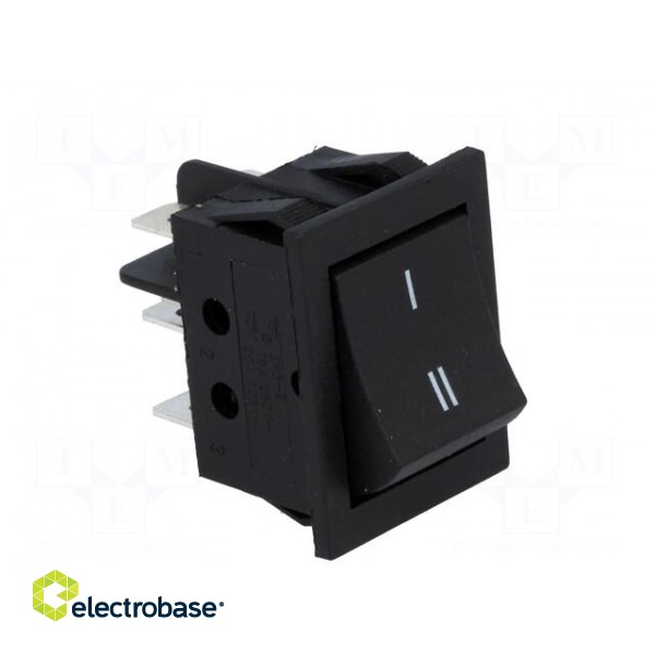 ROCKER | DPDT | Pos: 2 | ON-ON | 15A/250VAC | black | none | 35mΩ | -30÷80°C image 8