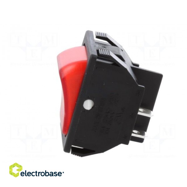 ROCKER | DPST-NC | Pos: 2 | ON-OFF | 10A/250VAC | red | neon lamp | 250V image 3