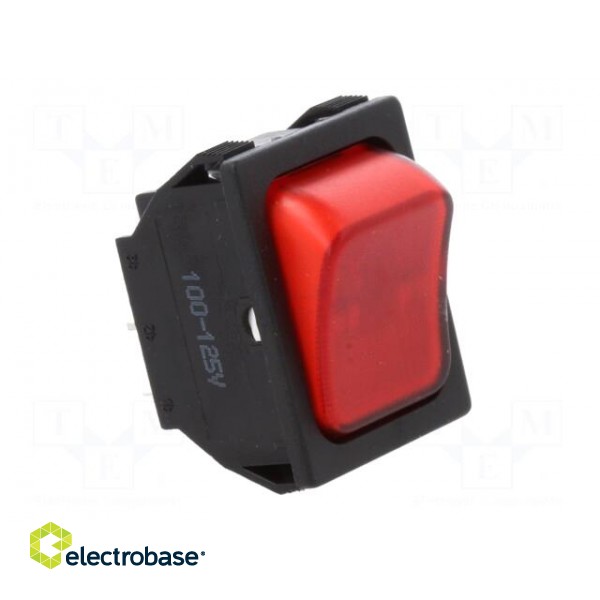 ROCKER | DPST-NC | Pos: 2 | ON-OFF | 10A/250VAC | red | neon lamp | 250V image 8