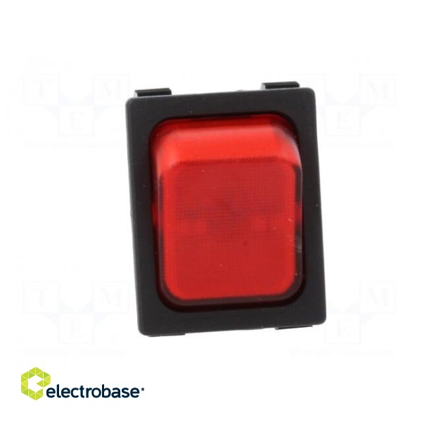 ROCKER | DPST-NC | Pos: 2 | ON-OFF | 10A/250VAC | red | neon lamp | 250V image 9