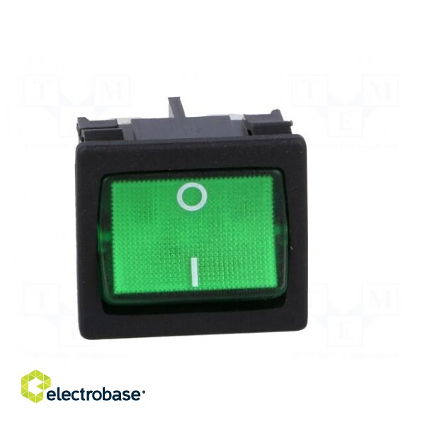 ROCKER | DPST | Pos: 2 | ON-OFF | 10A/250VAC | green | IP40 | filament lamp image 9