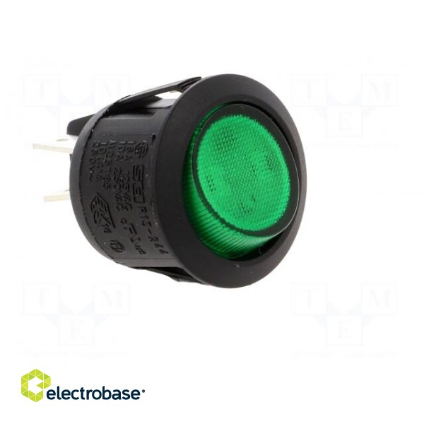 ROCKER | DPST | Pos: 2 | OFF-ON | 10A/250VAC | green | neon lamp 230V image 8