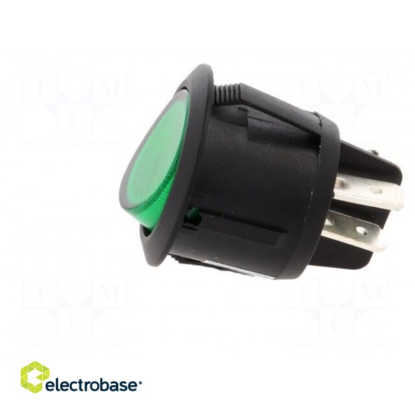 ROCKER | DPST | Pos: 2 | OFF-ON | 10A/250VAC | green | neon lamp 230V image 3