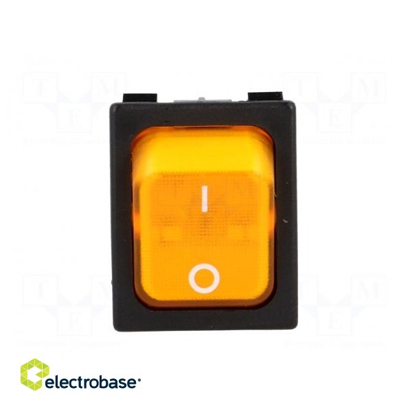 ROCKER | DPST | Pos: 2 | OFF-ON | 10A/250VAC | yellow | neon lamp 250V image 9