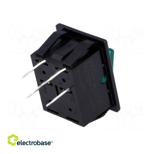 ROCKER | DPST | Pos: 2 | OFF-ON | 16A/250VAC | 20A/28VDC | green image 6