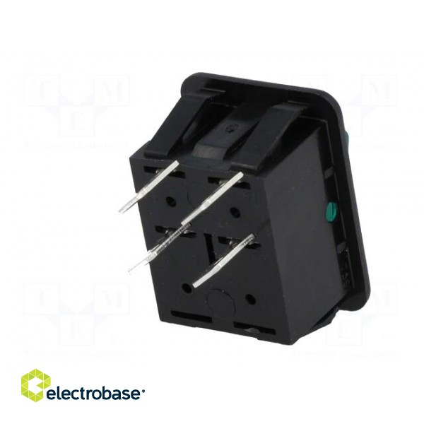 ROCKER | DPST | Pos: 2 | OFF-ON | 16A/250VAC | green | neon lamp 250V image 6