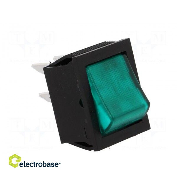 ROCKER | DPST | Pos: 2 | OFF-ON | 16A/250VAC | green | neon lamp 250V image 8