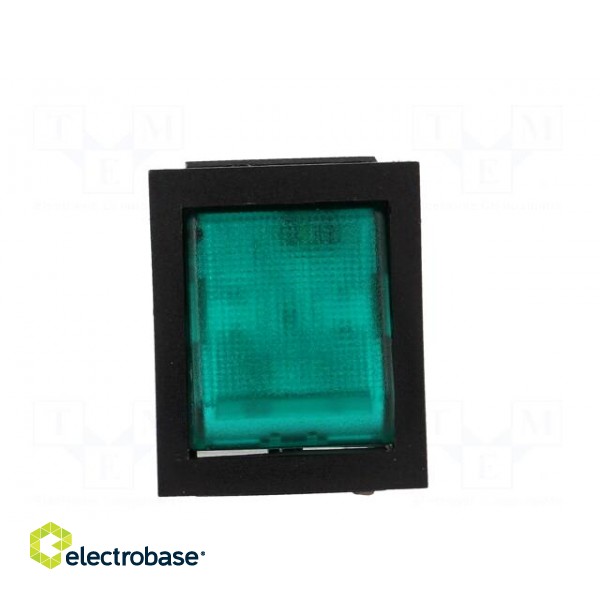 ROCKER | DPST | Pos: 2 | OFF-ON | 16A/250VAC | green | neon lamp 250V фото 9
