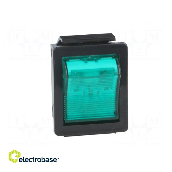 ROCKER | DPST | Pos: 2 | OFF-ON | 16A/250VAC | green | neon lamp 250V image 9
