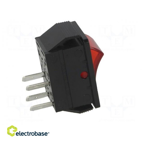ROCKER | DPST | Pos: 2 | OFF-ON | 16A/250VAC | red | neon lamp 250V image 7