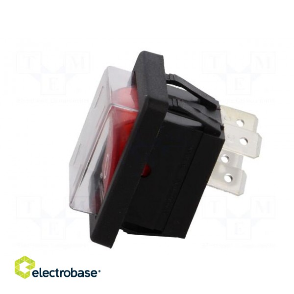 ROCKER | DPST | Pos: 2 | ON-OFF | 16A/250VAC | red | neon lamp | 250V | 1350 image 3
