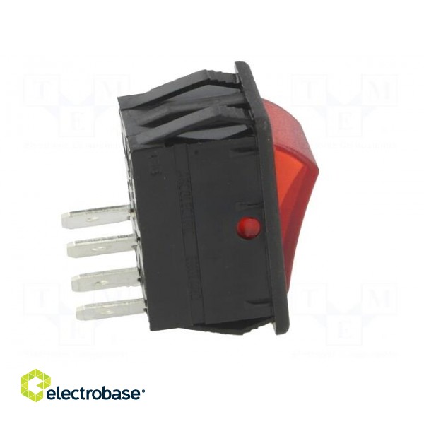 ROCKER | DPST | Pos: 2 | ON-OFF | 16A/250VAC | red | neon lamp | 250V | 1550 image 7