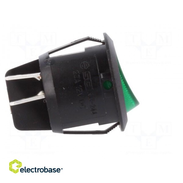 ROCKER | DPST | Pos: 2 | OFF-ON | 20A/12VDC | green | LED 12VDC | 50mΩ image 7