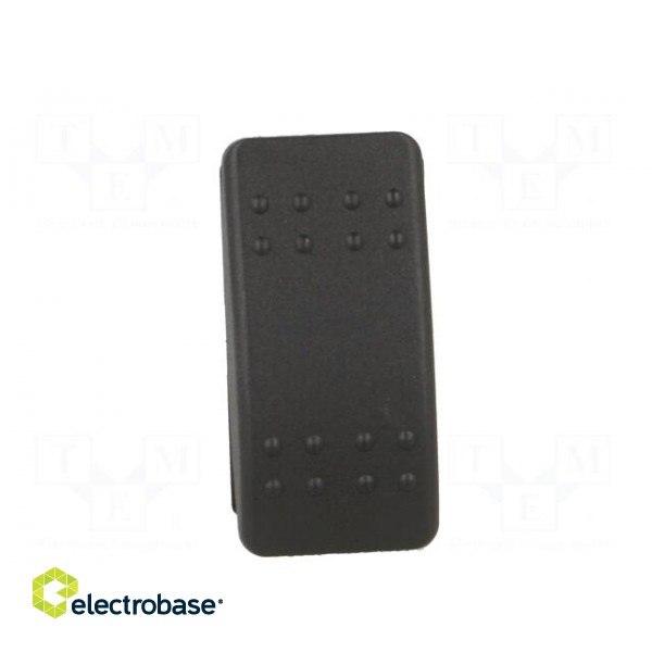 ROCKER | DPST | Pos: 2 | OFF-(ON) | 20A/14VDC | black | IP56 | none | UL94V-2 image 9