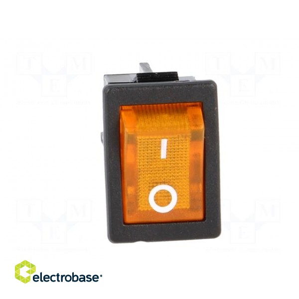 ROCKER | DPST | Pos: 2 | OFF-ON | 6A/250VAC | orange | neon lamp 250V image 9