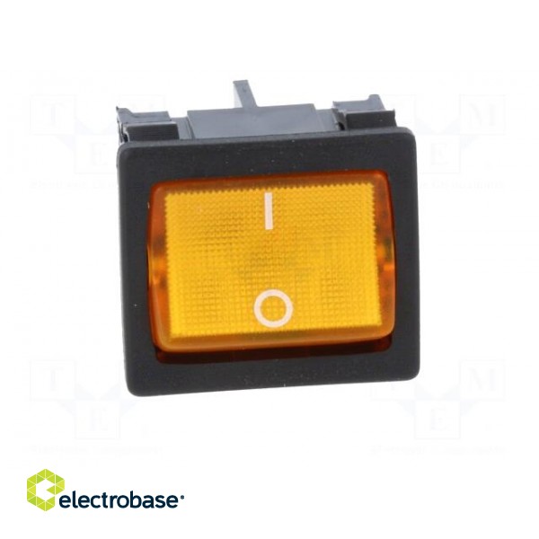 ROCKER | DPST | Pos: 2 | ON-OFF | 10A/250VAC | orange | IP40 | LED | 100mΩ image 9