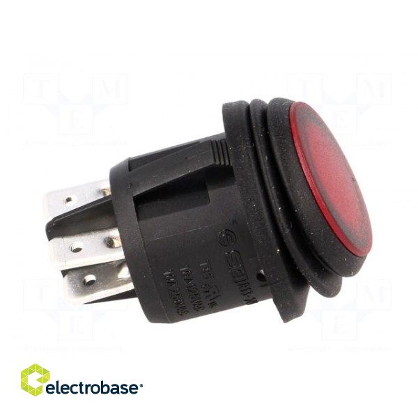 ROCKER | DPST | Pos: 2 | ON-OFF | 20A/12VDC | red | IP65 | LED | 50mΩ | UL94V-2 image 7