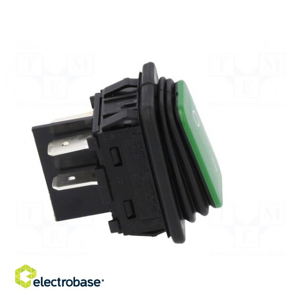 ROCKER | DPST | Pos: 2 | ON-OFF | 20A/250VAC | green | none | 100mΩ | 1930 image 7