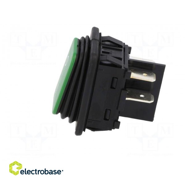 ROCKER | DPST | Pos: 2 | ON-OFF | 20A/250VAC | green | none | 100mΩ | 1930 image 3