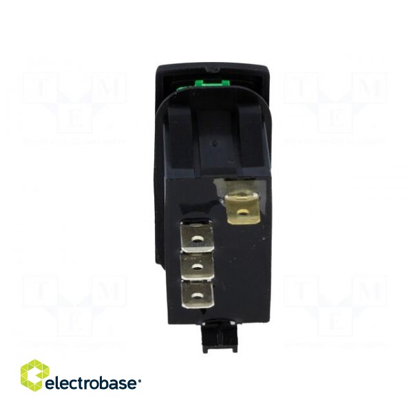 ROCKER | SP3T | Pos: 3 | ON-OFF-ON | 10A/250VAC | green-red | IP66 | LED фото 5